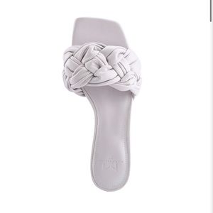 CERITA BLOCK HEEL SLIP ON SANDAL by Marc fisher